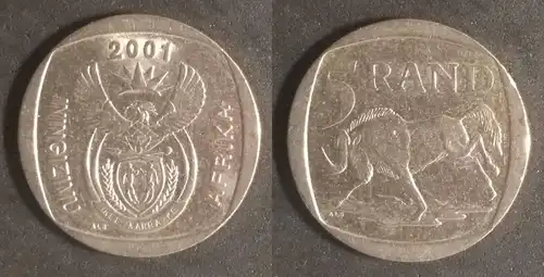 Südafrika - 5 Rand 2001 