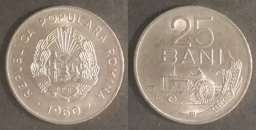 Rumänien - 25 Bani 1960 