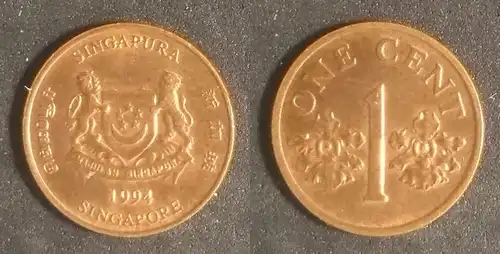 Singapur - 1 Cent 1994