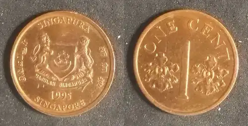 Singapur - 1 Cent 1995