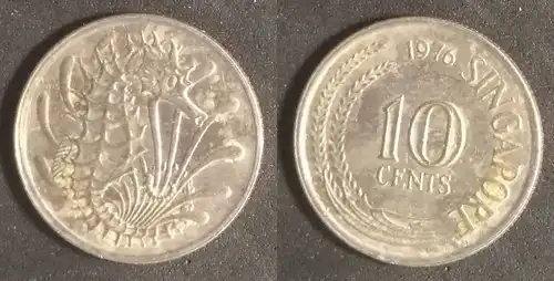 Singapur - 10 Cent 1976 