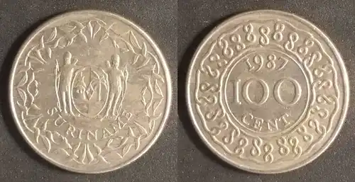 Suriname - 100 Cent 1987 