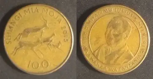 Tansania - 100 Schilling 2015 