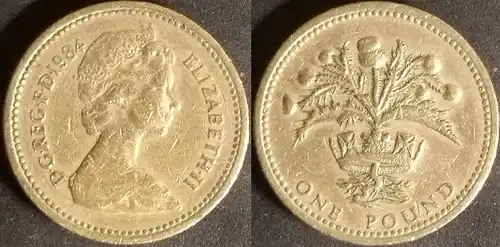 Großbritannien - 1 Pfund 1984 