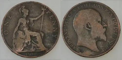 Großbritannien - 1 Penny 1904 