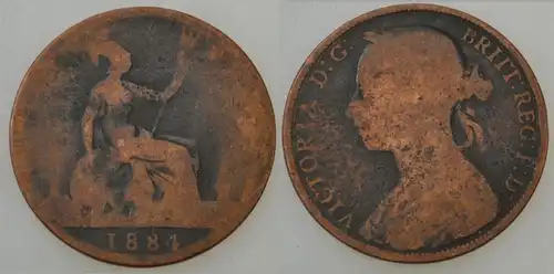 Großbritannien - 1 Penny 1884