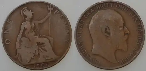 Großbritannien - 1 Penny 1906 