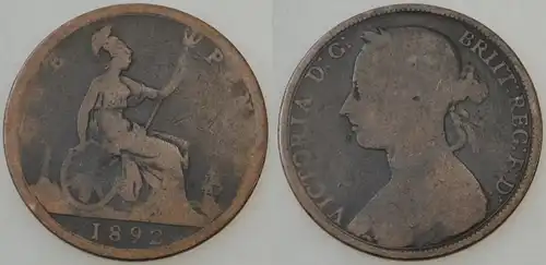 Großbritannien - 1 Penny 1872