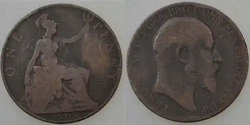 Großbritannien - 1 Penny 1904 