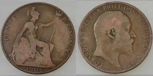 Großbritannien - 1 Penny 1906