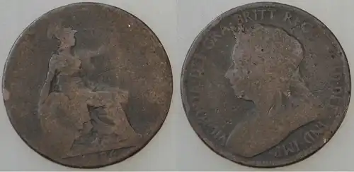 Großbritannien - ½ Penny 1896