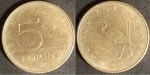 Ungarn - 5 Forint 2007 