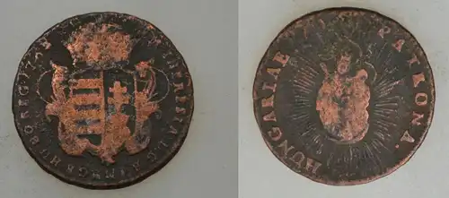 Ungarn - 1 Denar 1763 ? 