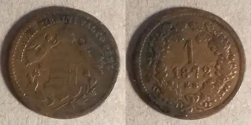 Ungarn - 1 Kreuzer 1872 