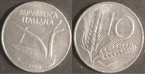 Italien - 10 Lire 1980 