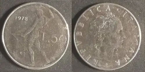 Italien - 50 Lire 1978