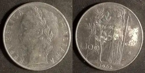 Italien - 100 Lire 1962 
