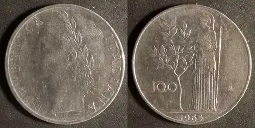 Italien - 100 Lire 1965 