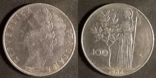 Italien - 100 Lire 1966 