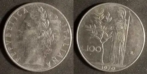 Italien - 100 Lire 1970