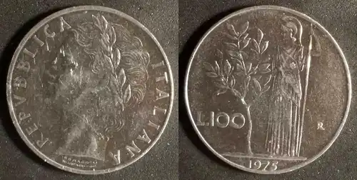 Italien - 100 Lire 1975 