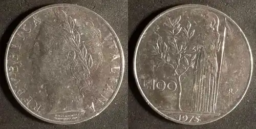 Italien - 100 Lire 1975