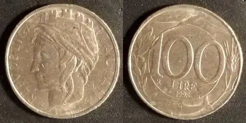 Italien - 100 Lire 1998 