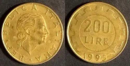 Italien - 200 Lire 1995 
