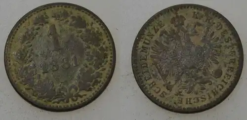 Österreich - 1 Kreuzer 1881 