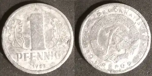 DDR - 1 Pfennig 1983 