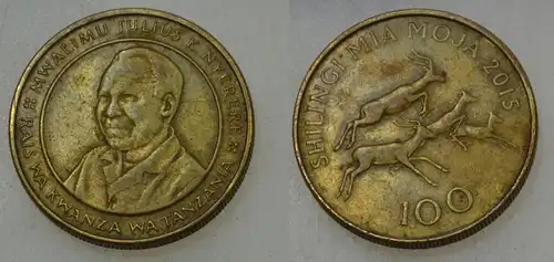 Tansania - 100 Schilling 2015
