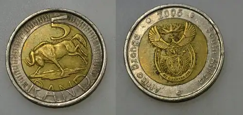 Südafrika - 5 Rand 2005