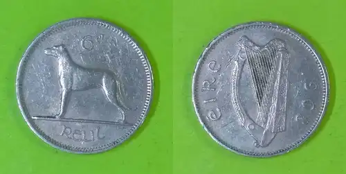 Irland - 6 Pence 1968