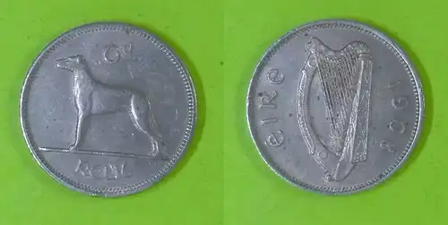 Irland - 6 Pence 1968