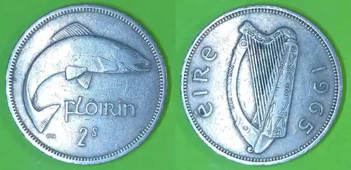 Irland - 2 Schilling (Florin) 1965