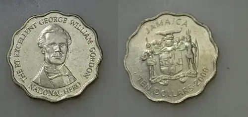 Jamaika - 10 Dollar 2000
