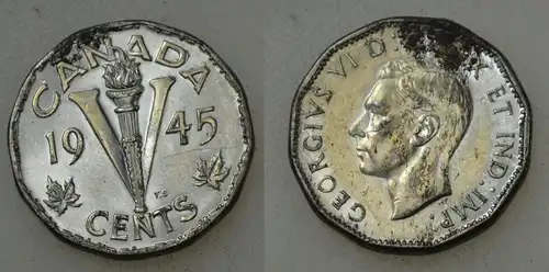 Kanada - 5 Cent 1945