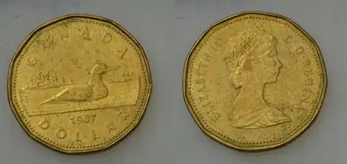 Kanada - 1 Dollar 1987 KM#157