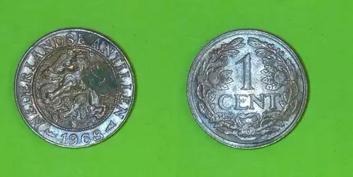 Niederländische Antillen  - 1 Cent 1968 Fisch 