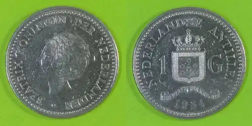 Niederländische Antillen  - 1 Gulden 1984