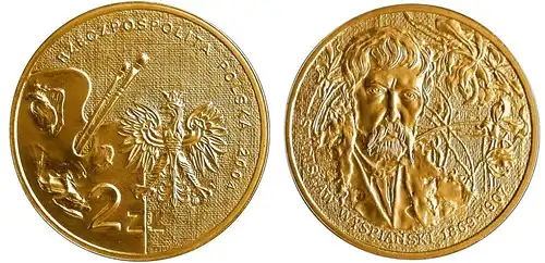Polen - 2 Zlote 2004 - Polnische Maler des 19. und 20. Jahrhunderts - Stanislaw Wyspianski
