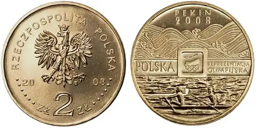 Polen - 2 Zlote 2008 - XXIX. Olympische Sommerspiele, Peking 2008