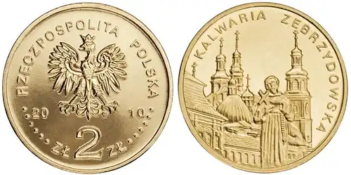 Polen - 2 Zlote 2010 - Polnische Städte - Kalwaria Zebrzydowska