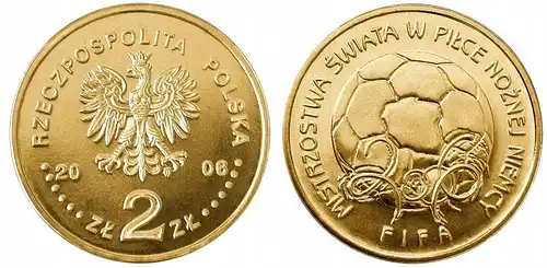 Polen - 2 Zlote 2006 - FIFA Fussball-WM 2006