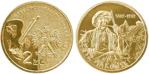 Polen - 2 Zlote 2005 - Polnische Maler des 19. und 20. Jahrhunderts - Tadeusz Makowski
