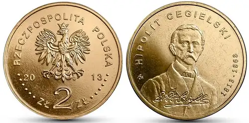 Polen - 2 Zlote 2013 - 200. Jahrestag - Geburt von Hipolit Cegielski