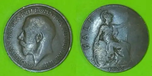 Großbritannien - ½ Penny 1922 