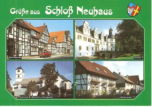 Ansichtskarte Schloss Neuhaus nicht gelaufen