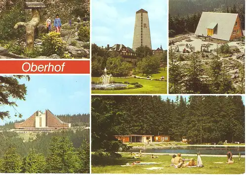 Ansichtskarte Oberhof (Kr. Suhl) 1983, nicht gelaufen