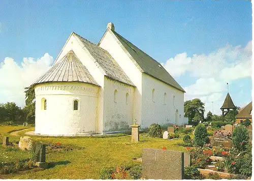 Ansichtskarte Die schöne Nordsee-Insel Sylt Kirche St. Martin in Morsum, älteste Kirche der Insel - erbaut um 1240, 1983, nicht gelaufen